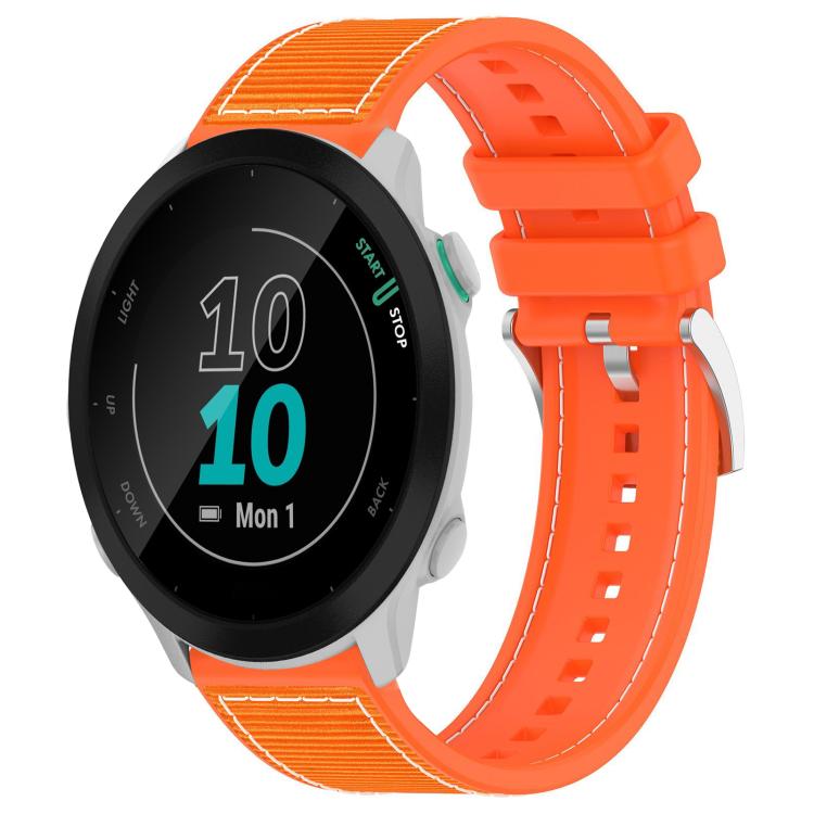 20mm For Garmin Forerunner 570 42mm/245/645 xDfind Hybrid Nylon Braid Silicone Watch Band