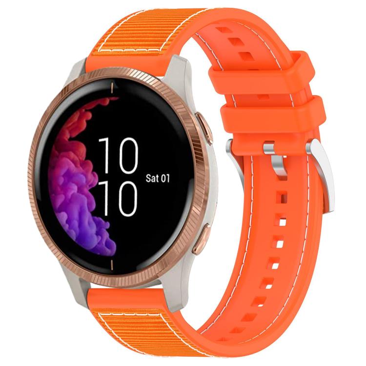 20mm For Garmin?Venu / Venu 2 / SQ / SQ2 xDfind Hybrid Nylon Braid Silicone Watch Band
