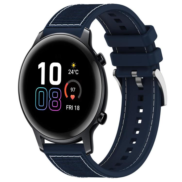 20mm For Honor Watch SE / MagicWatch 2 42mm xDfind Hybrid Nylon Braid Silicone Watch Band
