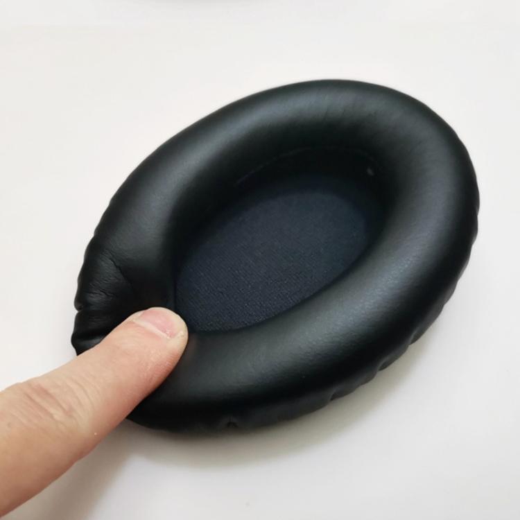 2pcs Protein Leather Earphone Replacement Earpads Pads For HyperX Cloud 3 - Black