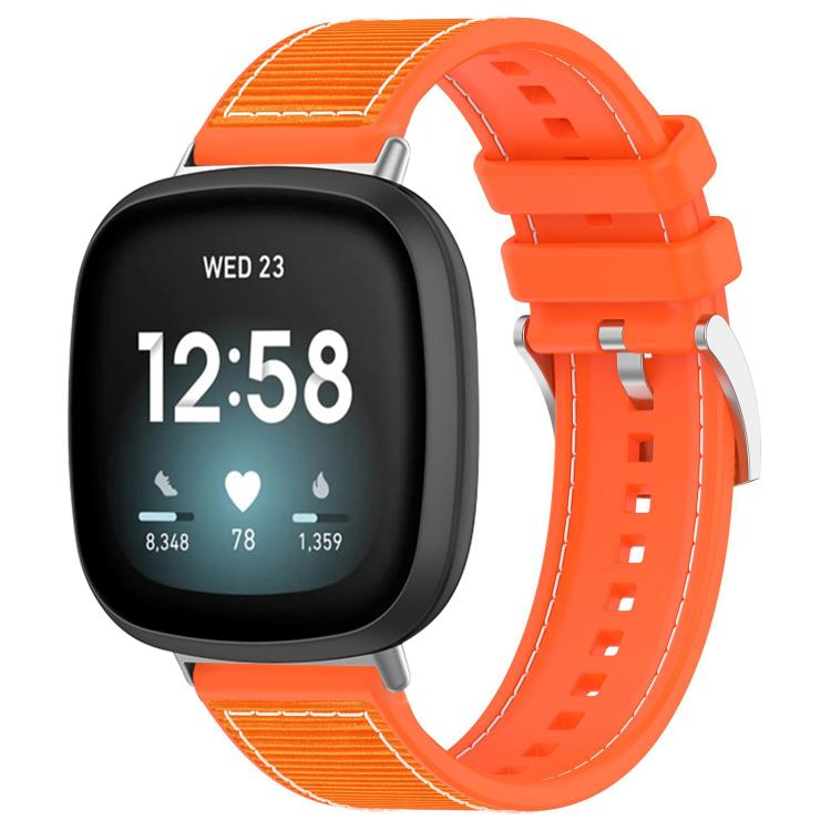 For Fitbit Versa 4/Versa3/Sense2/Sense 20mm xDfind Hybrid Nylon Braid Silicone Watch Band