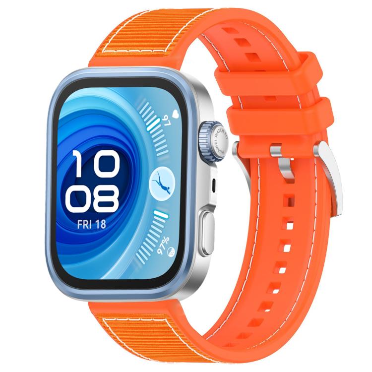 For Huawei Watch Fit4 / Fit3 / Fit4 Pro 20mm xDfind Hybrid Nylon Braid Silicone Watch Band