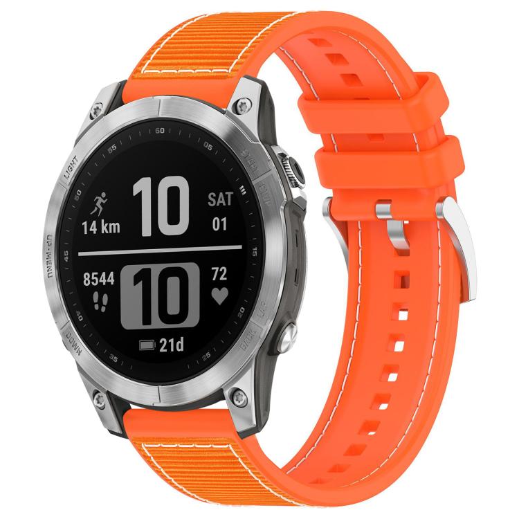 For Garmin Fenix 8/7/6/5 22mm xDfind Hybrid Nylon Braid Silicone Watch Band