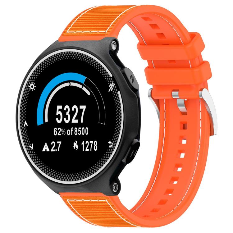 For Garmin Forerunner 220/235/735/735XT 20mm xDfind Hybrid Nylon Braid Silicone Watch Band