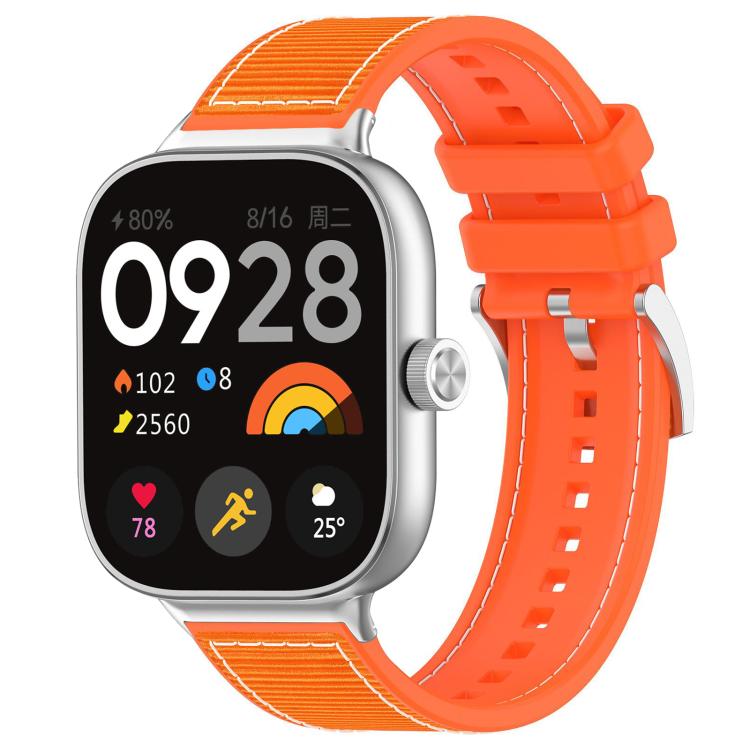 For Xiaomi Band 9 Pro/Redmi Watch6/5/4 20mm xDfind Hybrid Nylon Braid Silicone Watch Band