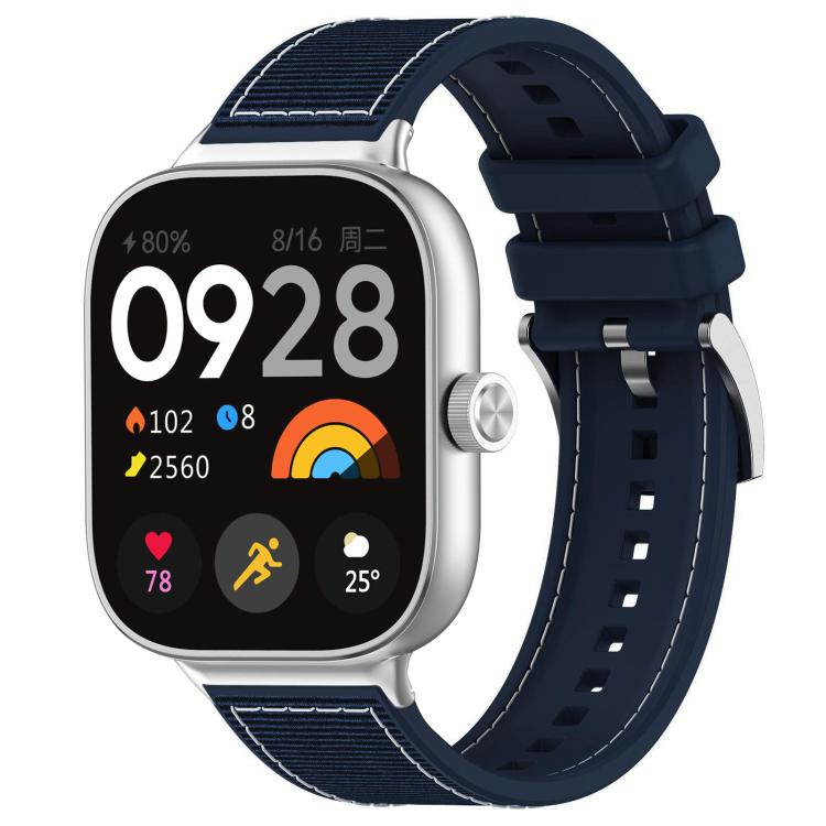 For Xiaomi Band 9 Pro/Redmi Watch6/5/4 20mm xDfind Hybrid Nylon Braid Silicone Watch Band
