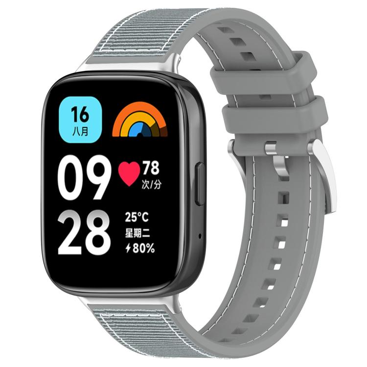 For Redmi Watch 3 Active/Watch 3 Lite 20mm xDfind Hybrid Nylon Braid Silicone Watch Band