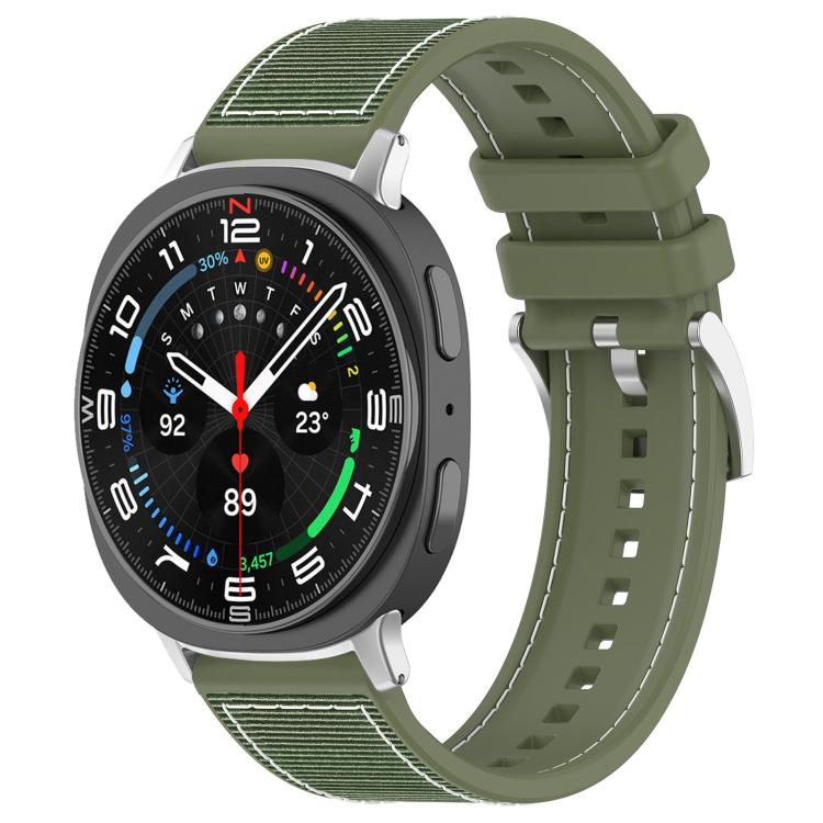 For Samsung Galaxy Watch Ultra/Ultra 2025 22mm xDfind Hybrid Nylon Braid Silicone Watch Band