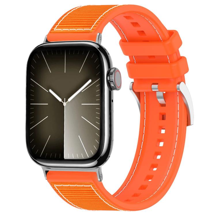 For Apple Watch 38 / 40 / 41 / S10 42mm 20mm xDfind Hybrid Nylon Braid Silicone Watch Band