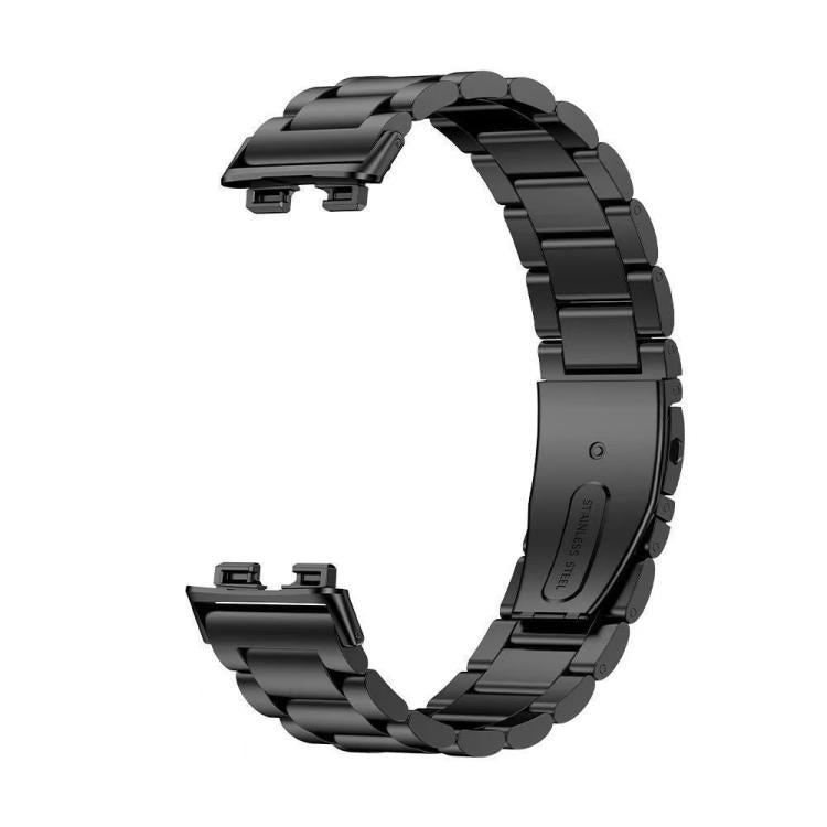 For Honor Band 9 Tri-beads Flat Buckle Titanium Alloy Watch Band
