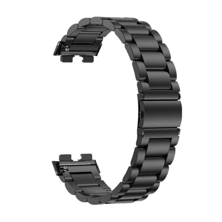 For Honor Band 9 Tri-beads Flat Buckle Titanium Alloy Watch Band