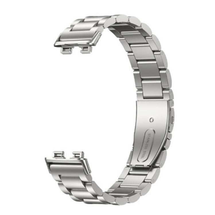 For Honor Band 9 Tri-beads Flat Buckle Titanium Alloy Watch Band