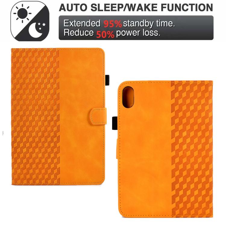 For Xiaomi Redmi Pad 2 Rhombus Embossed Leather Smart Tablet Case