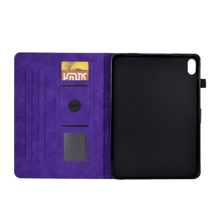 For Xiaomi Redmi Pad 2 Peony Butterfly Embossed Leather Smart Tablet Case