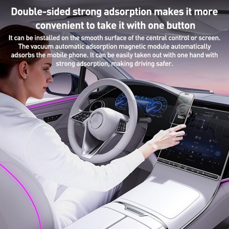 Yesido C225 360 Rotating Electric Vacuum Suction Cup MagSafe Car Mount - Black