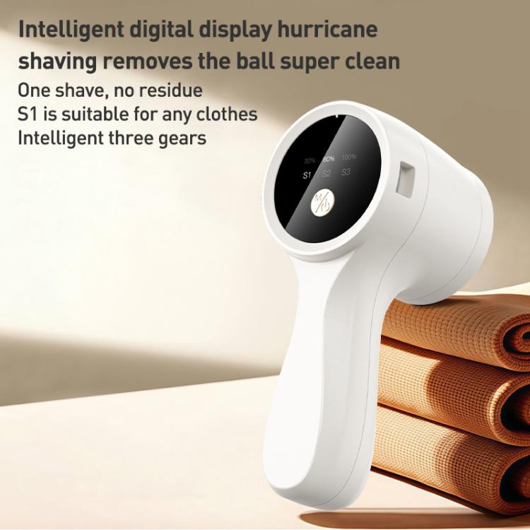 Yesido EC19 Smart Digital Display Single Head Hair Ball Trimmer - Beige