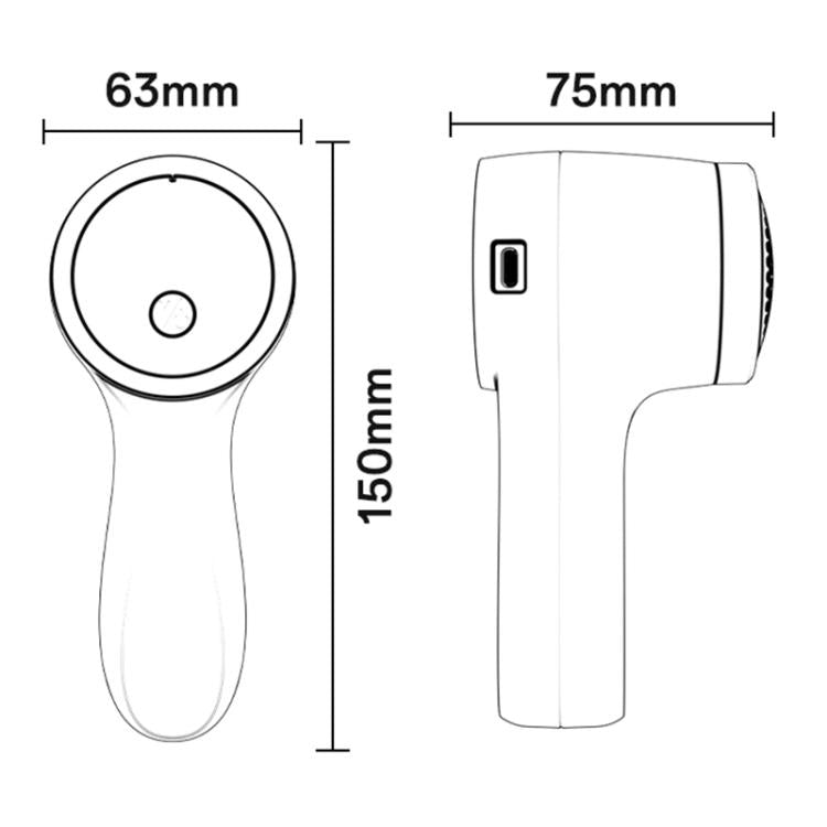 Yesido EC19 Smart Digital Display Single Head Hair Ball Trimmer - Beige