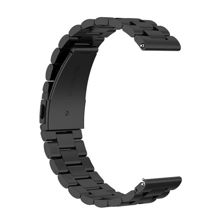 For Garmin 22mm Tri-beads Flat Buckle Titanium Alloy Watch Band