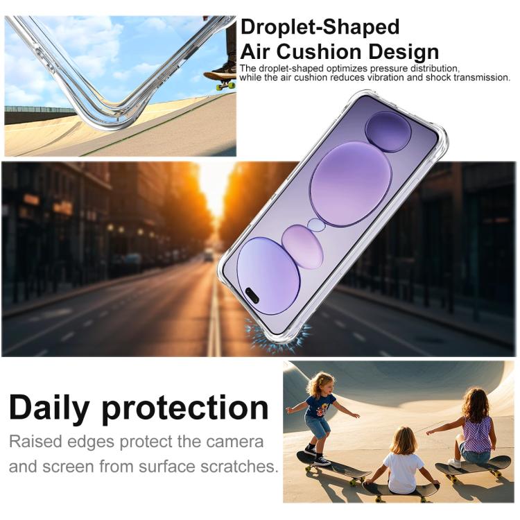 For Xiaomi Civi 5 Pro imak Shockproof Airbag TPU Phone Case - Transparent
