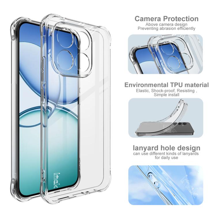 For Xiaomi 15T 5G imak Shockproof Airbag TPU Phone Case - Transparent
