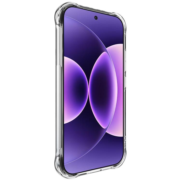 For Xiaomi 17 Pro Max imak Shockproof Airbag TPU Phone Case - Transparent