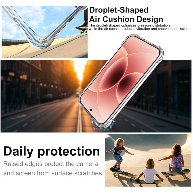 For Xiaomi 17T 5G imak Shockproof Airbag TPU Phone Case - Transparent
