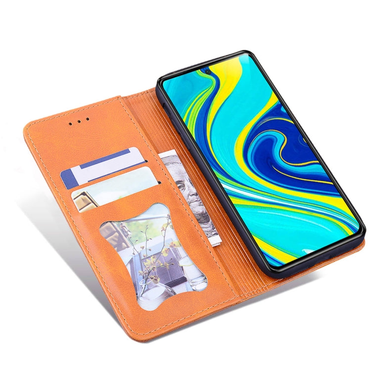 For Xiaomi Redmi Note 9 Pro / 9 Pro Max / 9S Business Stitching Horizontal Flip Leather Case with Double Folding & Bracket & Card Slots & Photo Frame & Wallet