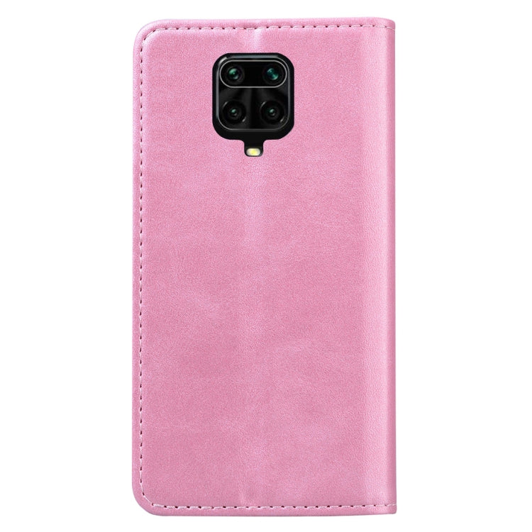 For Xiaomi Redmi Note 9 Pro / 9 Pro Max / 9S Business Stitching Horizontal Flip Leather Case with Double Folding & Bracket & Card Slots & Photo Frame & Wallet