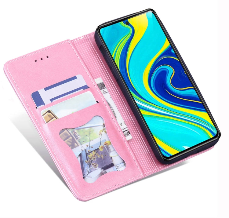 For Xiaomi Redmi Note 9 Pro / 9 Pro Max / 9S Business Stitching Horizontal Flip Leather Case with Double Folding & Bracket & Card Slots & Photo Frame & Wallet