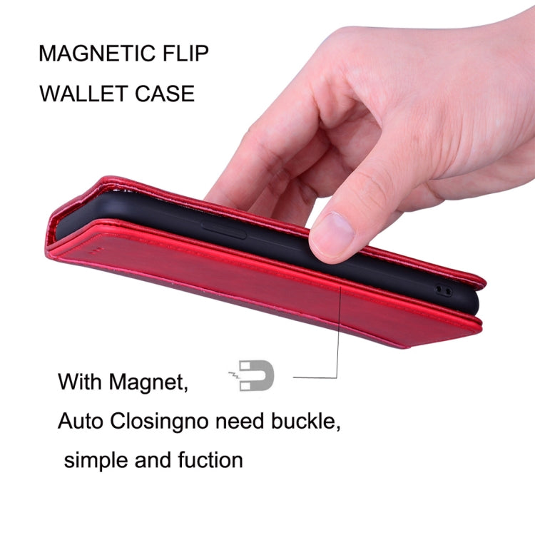 For Xiaomi Redmi Note 8 Business Stitching Horizontal Flip Leather Case with Double Folding & Bracket & Card Slots & Photo Frame & Wallet