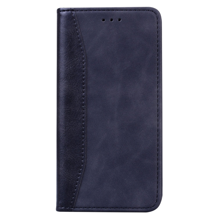 For Xiaomi Redmi Note 8 Pro Business Stitching Horizontal Flip Leather Case with Double Folding & Bracket & Card Slots & Photo Frame & Wallet