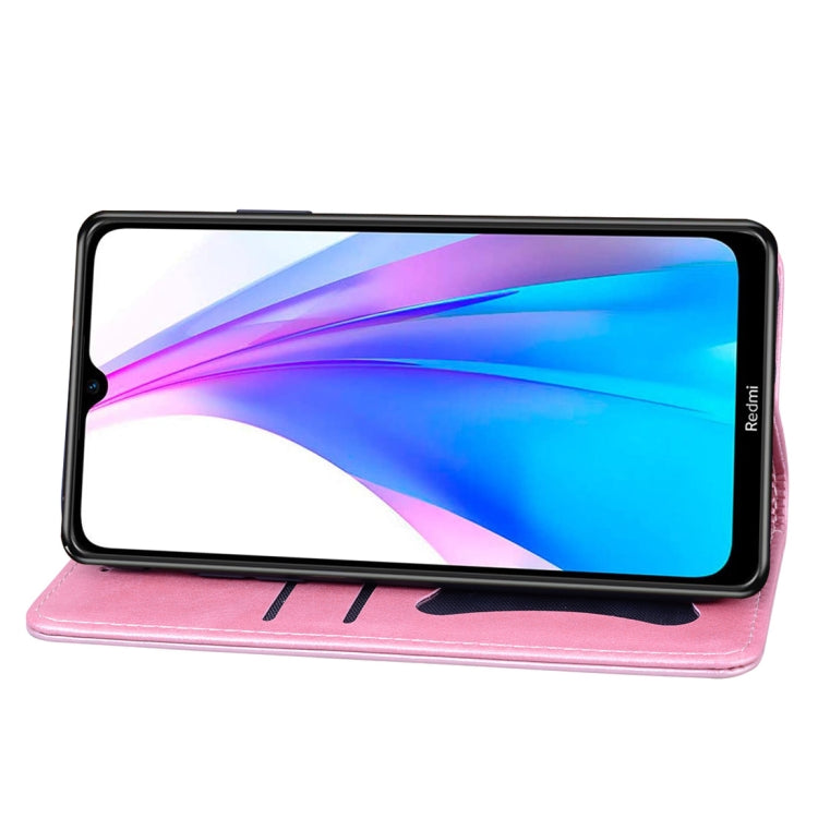 For Xiaomi Redmi Note 8T Business Stitching Horizontal Flip Leather Case with Double Folding & Bracket & Card Slots & Photo Frame & Wallet