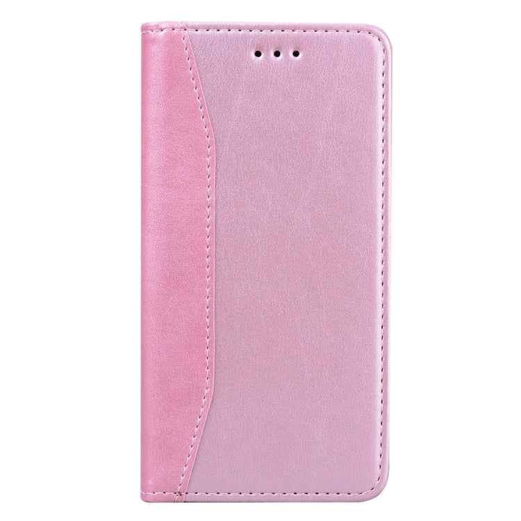 For Xiaomi Redmi 7A Business Stitching Horizontal Flip Leather Case with Double Folding & Bracket & Card Slots & Photo Frame & Wallet