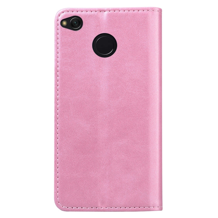 For Xiaomi Redmi 4X Business Stitching Horizontal Flip Leather Case with Double Folding & Bracket & Card Slots & Photo Frame & Wallet