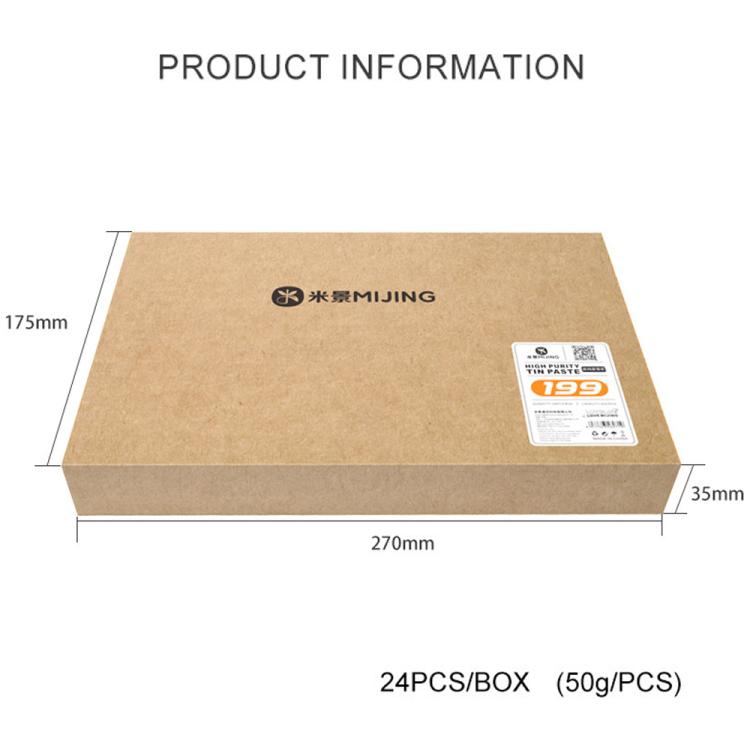Mijing High Purity Tin Paste, Model:138