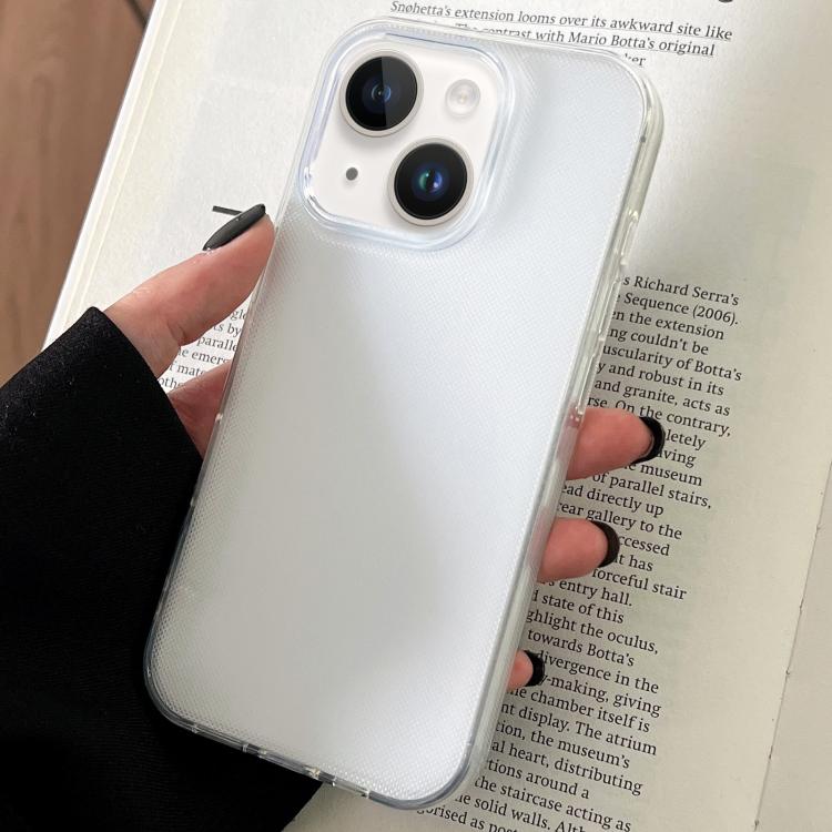 For iPhone 14 Transparent Comfortable Frosted TPU Phone Case