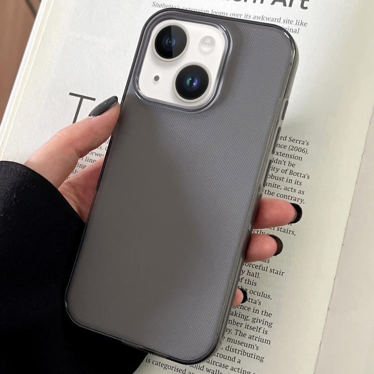 For iPhone 14 Transparent Comfortable Frosted TPU Phone Case