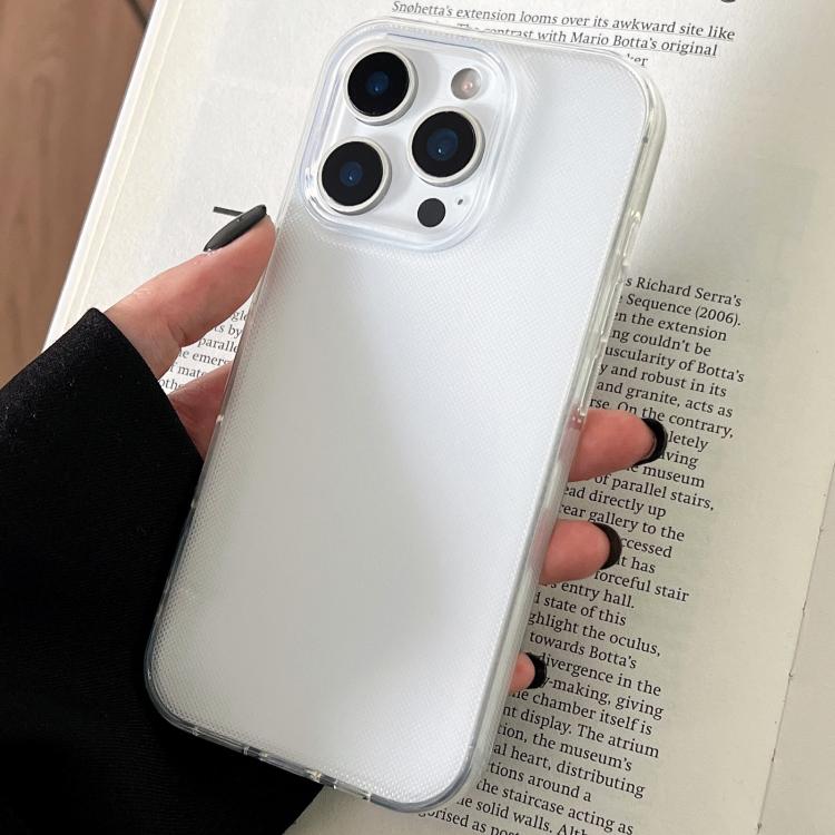 For iPhone 14 Pro Transparent Comfortable Frosted TPU Phone Case