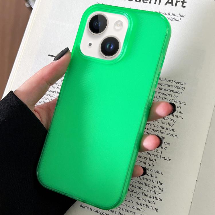 For iPhone 13 Transparent Comfortable Frosted TPU Phone Case