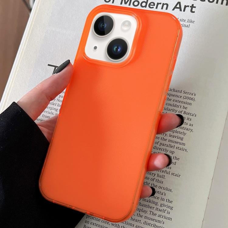 For iPhone 13 mini Transparent Comfortable Frosted TPU Phone Case