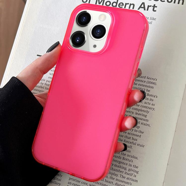 For iPhone 11 Pro Max Transparent Comfortable Frosted TPU Phone Case