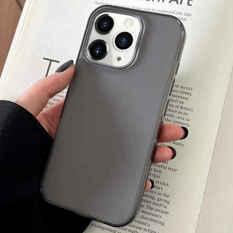For iPhone 11 Pro Max Transparent Comfortable Frosted TPU Phone Case