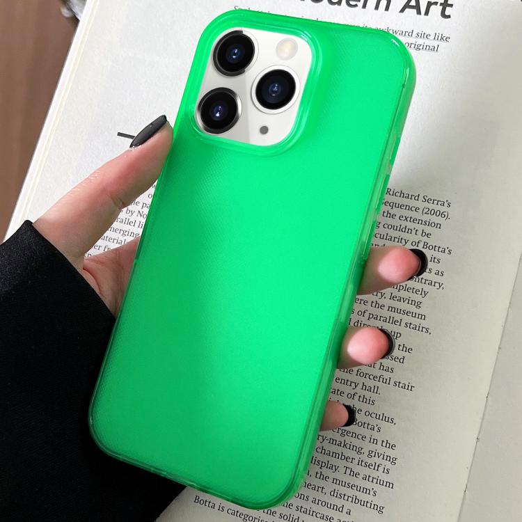 For iPhone 11 Pro Max Transparent Comfortable Frosted TPU Phone Case