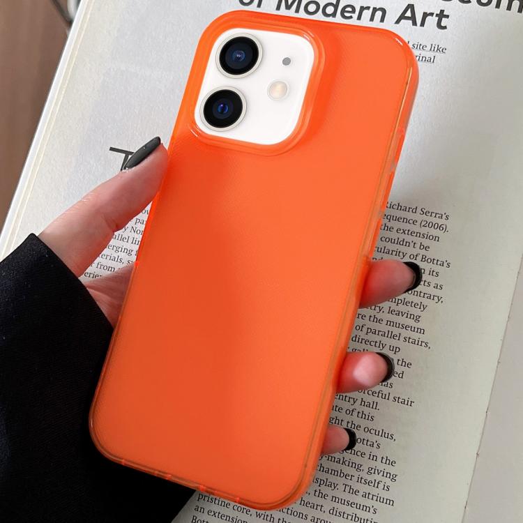 For iPhone 11 Transparent Comfortable Frosted TPU Phone Case
