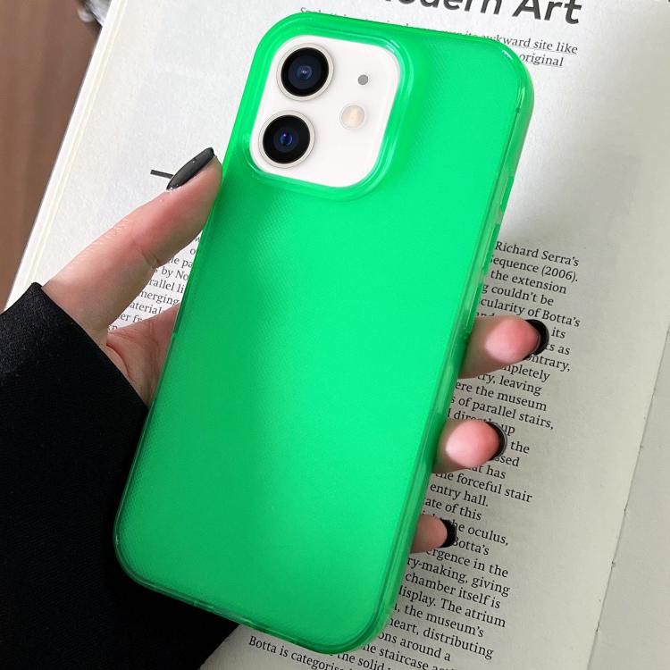 For iPhone 11 Transparent Comfortable Frosted TPU Phone Case