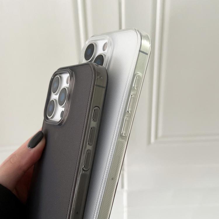 For iPhone 11 Pro Max Transparent Comfortable Frosted TPU Phone Case
