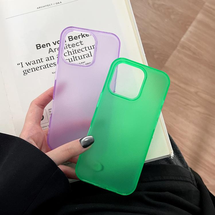 For iPhone 13 Transparent Comfortable Frosted TPU Phone Case
