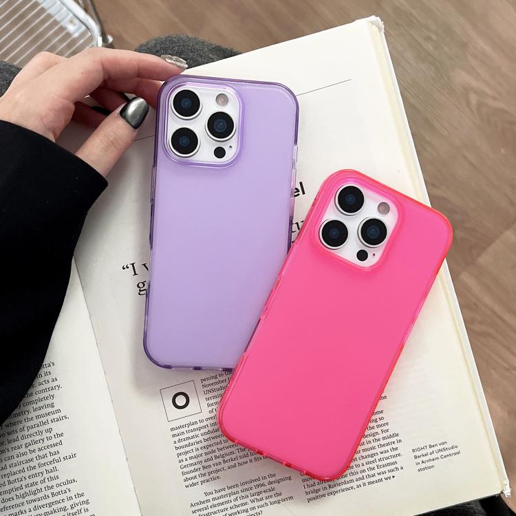 For iPhone 14 Pro Transparent Comfortable Frosted TPU Phone Case