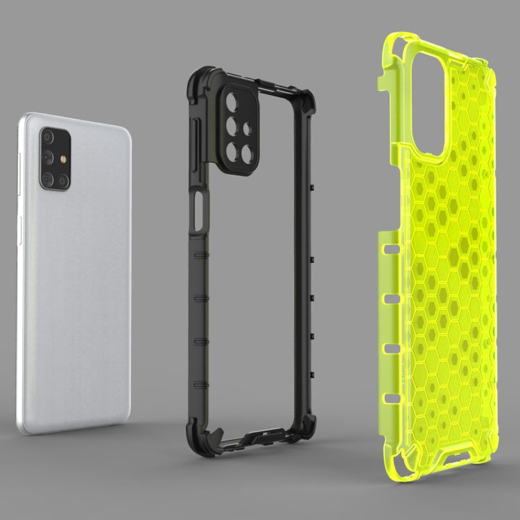 For Samsung Galaxy M31s Shockproof Honeycomb PC + TPU Protective Case