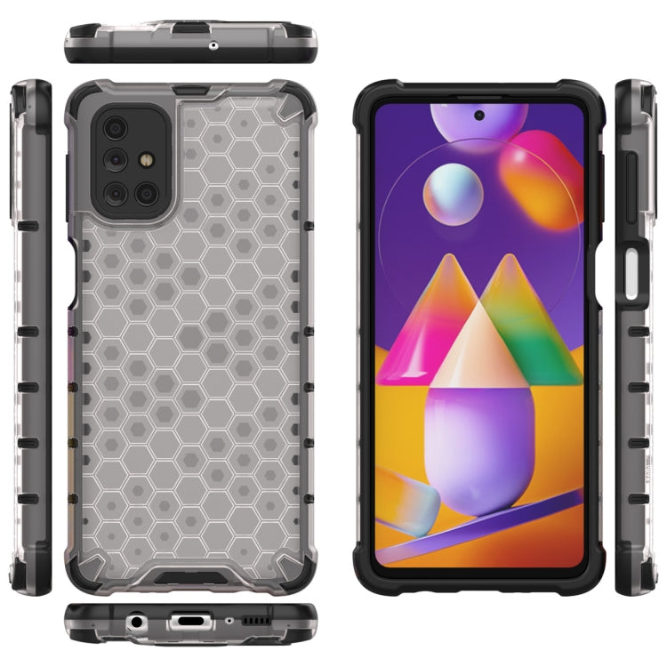 For Samsung Galaxy M31s Shockproof Honeycomb PC + TPU Protective Case